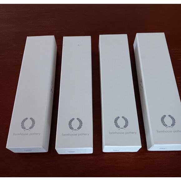 Farmhouse Pottery Empty Box Presentation Flatware Cutlery Cardboard Lot of 4 - Picture 1 of 8